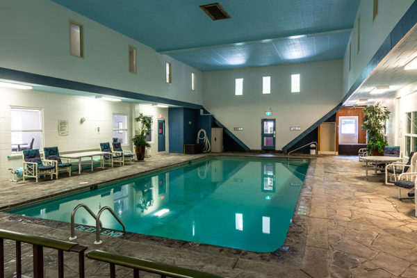 Indoor pool area